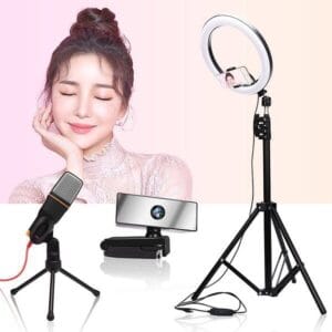 Ring Light 26 cm dhe Tripod
