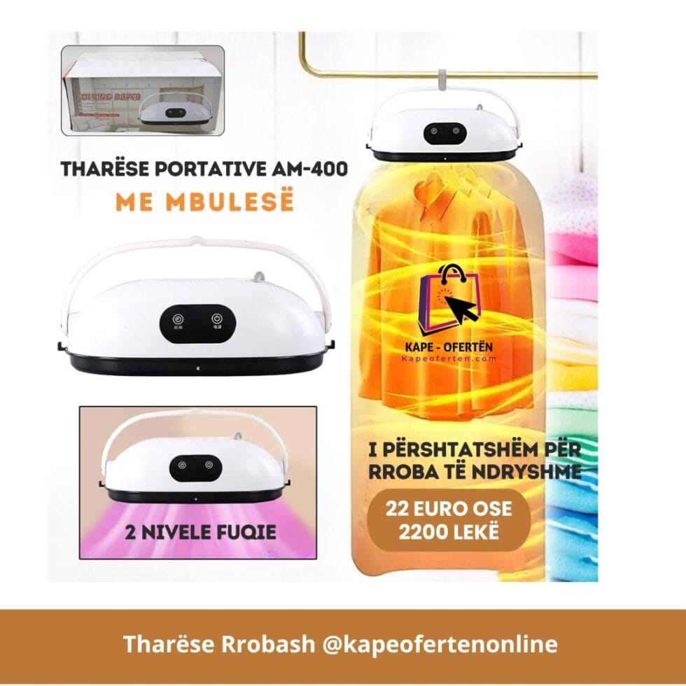 Tharëse rrobash portative AM-400 thumbnail 2