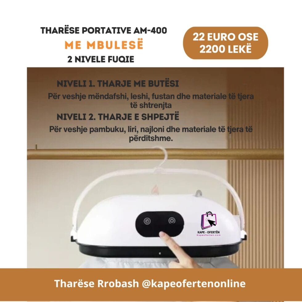 Tharëse rrobash portative AM-400 thumbnail 3