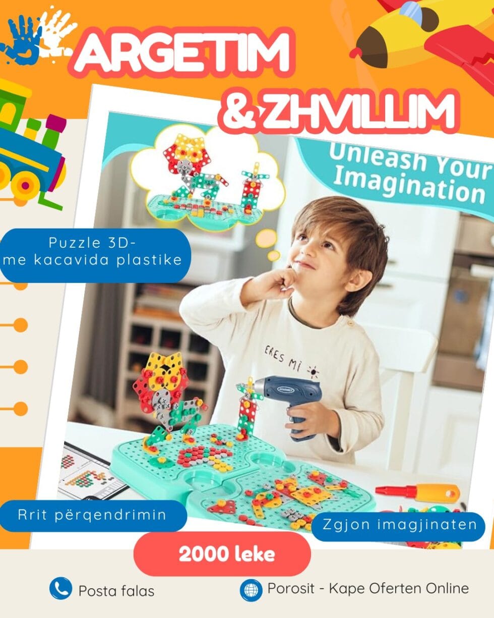 PUZZLE 3D PËR FËMIJË